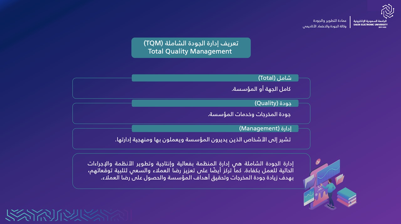 تعريف إدارة الجودة الشاملة Ar