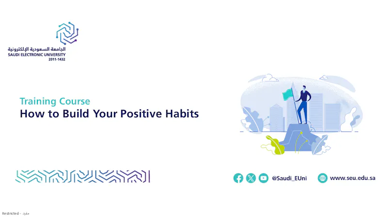 Positive Training Class Training Course: How to Build Your Positive Habits