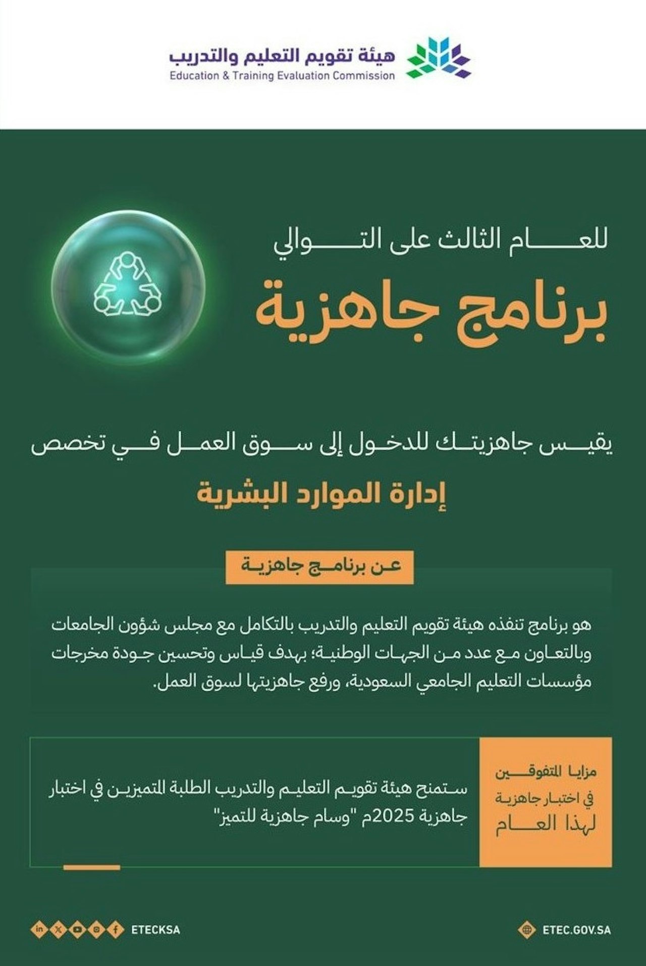 برنامج جاهزية ادارة الموارد البشرية