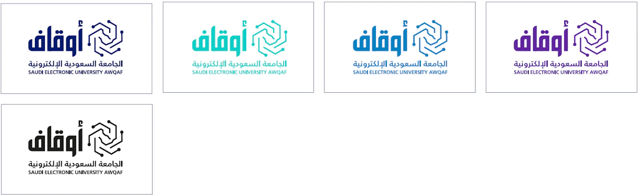 الاستخدامات اللونية للشعار اوقاف2